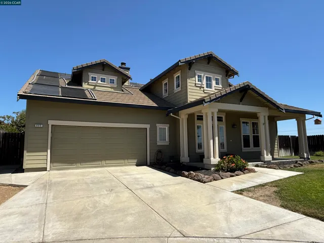 a view of a house with a space