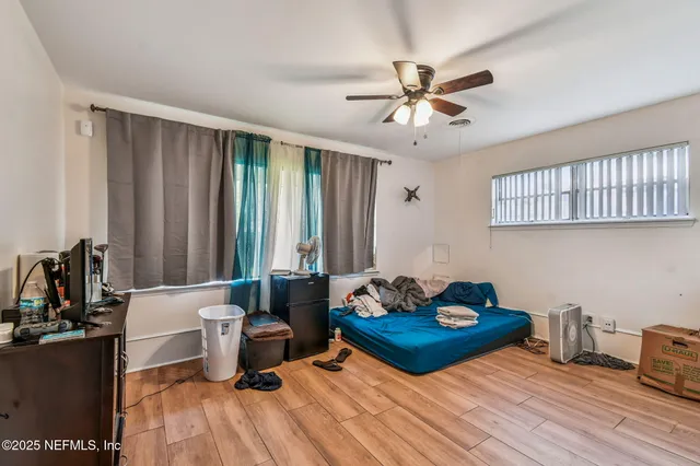 wooden floor in an empty room