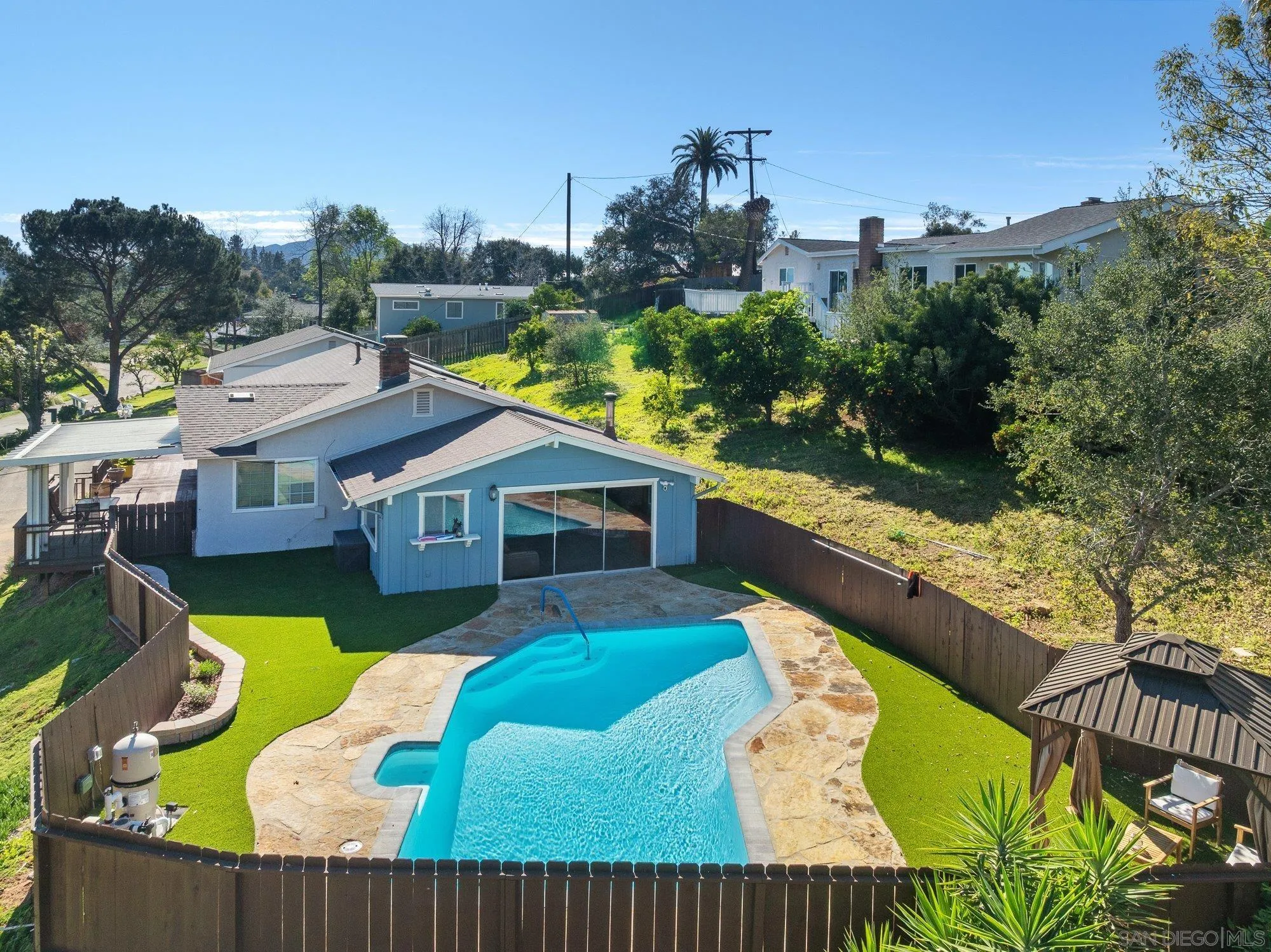 1780 Grove Road El Cajon, CA 92020 - Photo 38 of 59 a view of a house with outdoor space and sitting area