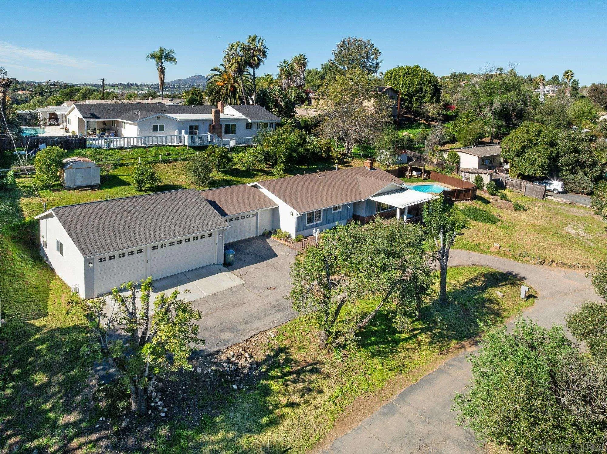 1780 Grove Road El Cajon, CA 92020 - Photo 42 of 59 an aerial view of multiple houses with yard