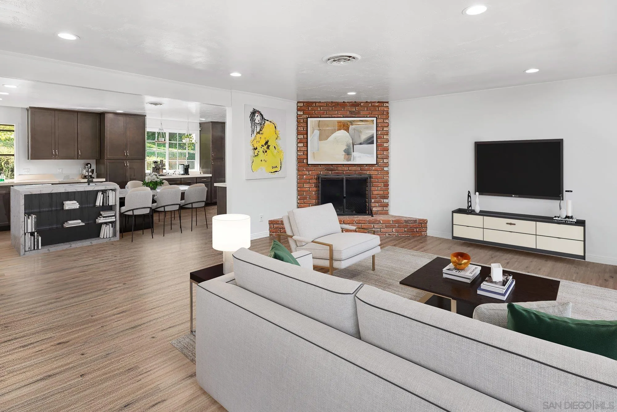 1780 Grove Road El Cajon, CA 92020 - Photo 8 of 59 a living room with furniture and a flat screen tv