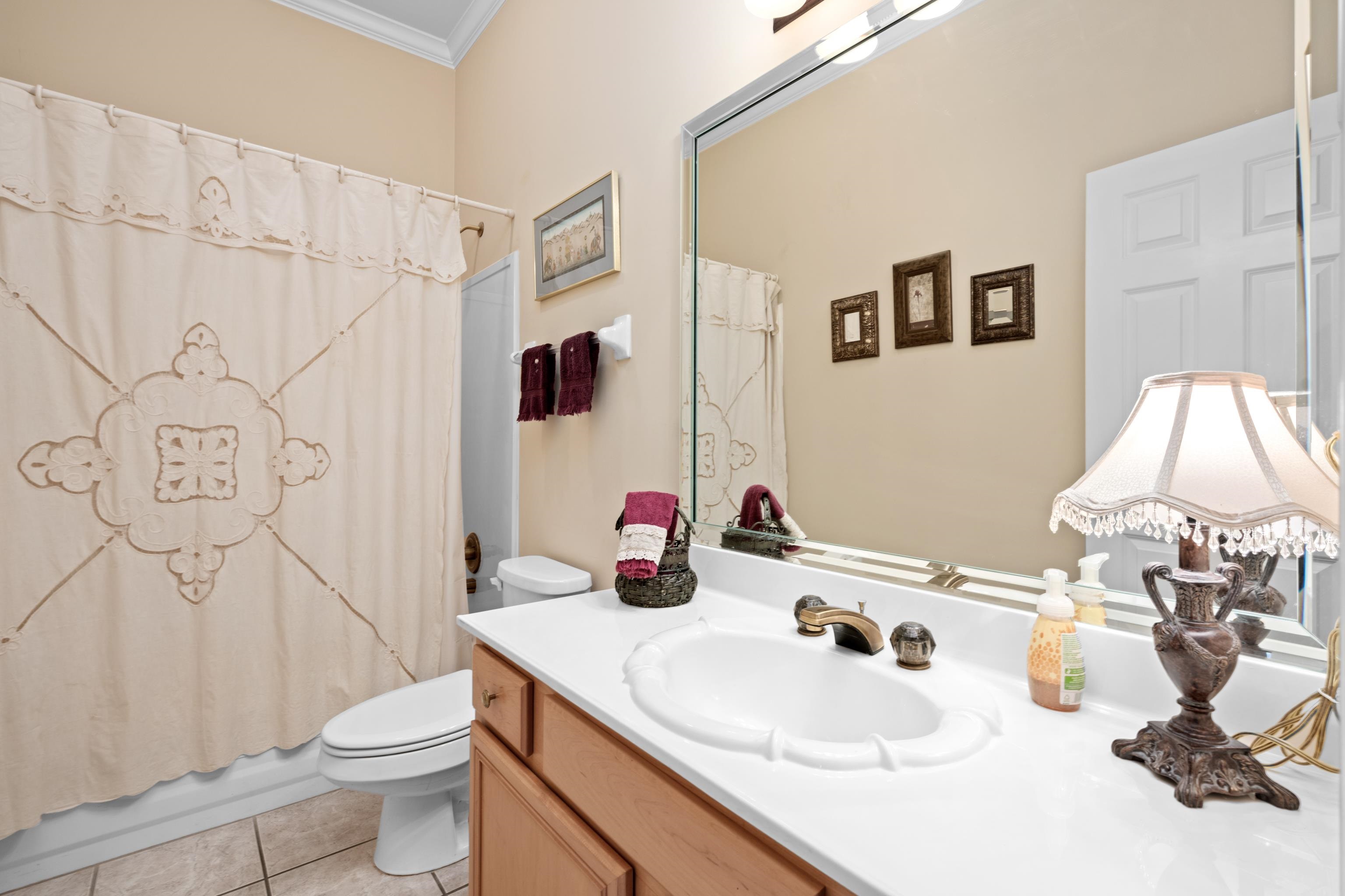 192 North White Station Road Memphis, TN 38117 - Photo 10 of 40 a bathroom with a sink toilet and shower