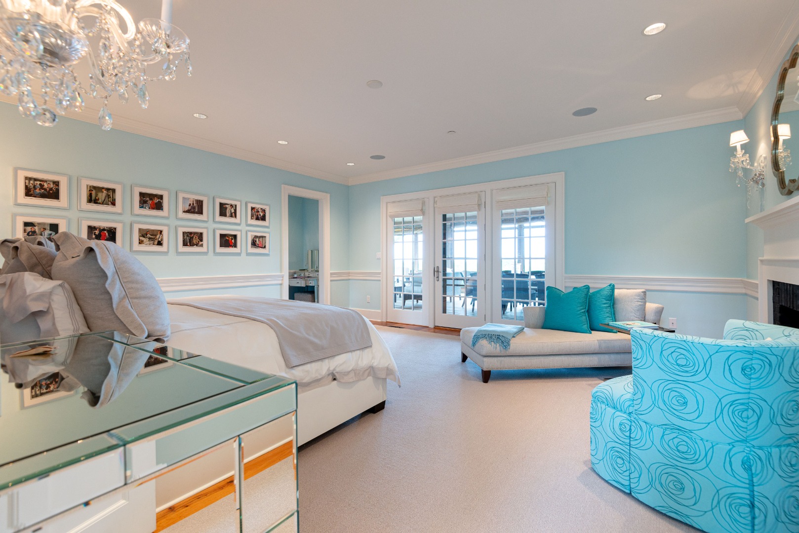 183 Polpis Road Nantucket, MA 02554 - Photo 36 of 62 a bedroom with furniture and wooden floor
