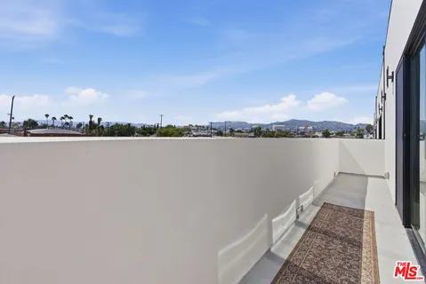 a view of a city from a terrace