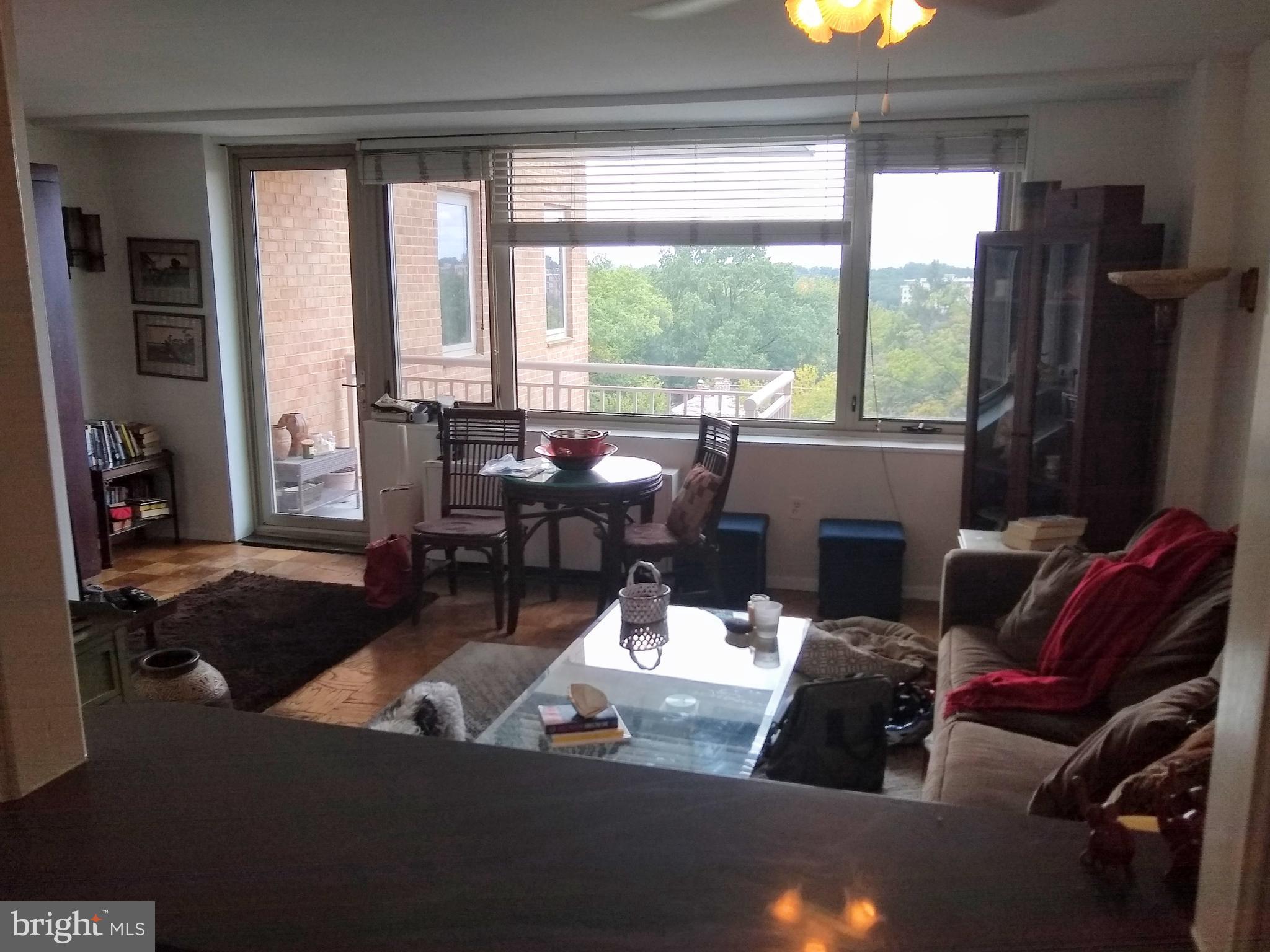 2800 Wisconsin Avenue Northwest, Unit 705 Washington, DC 20007 - Photo 14 of 42 View from the kitchen bar