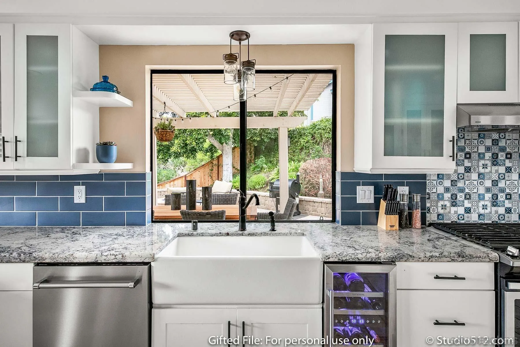 1259 Grandview Road Vista, CA 92084 - Photo 13 of 41 a kitchen with granite countertop a sink and a stove