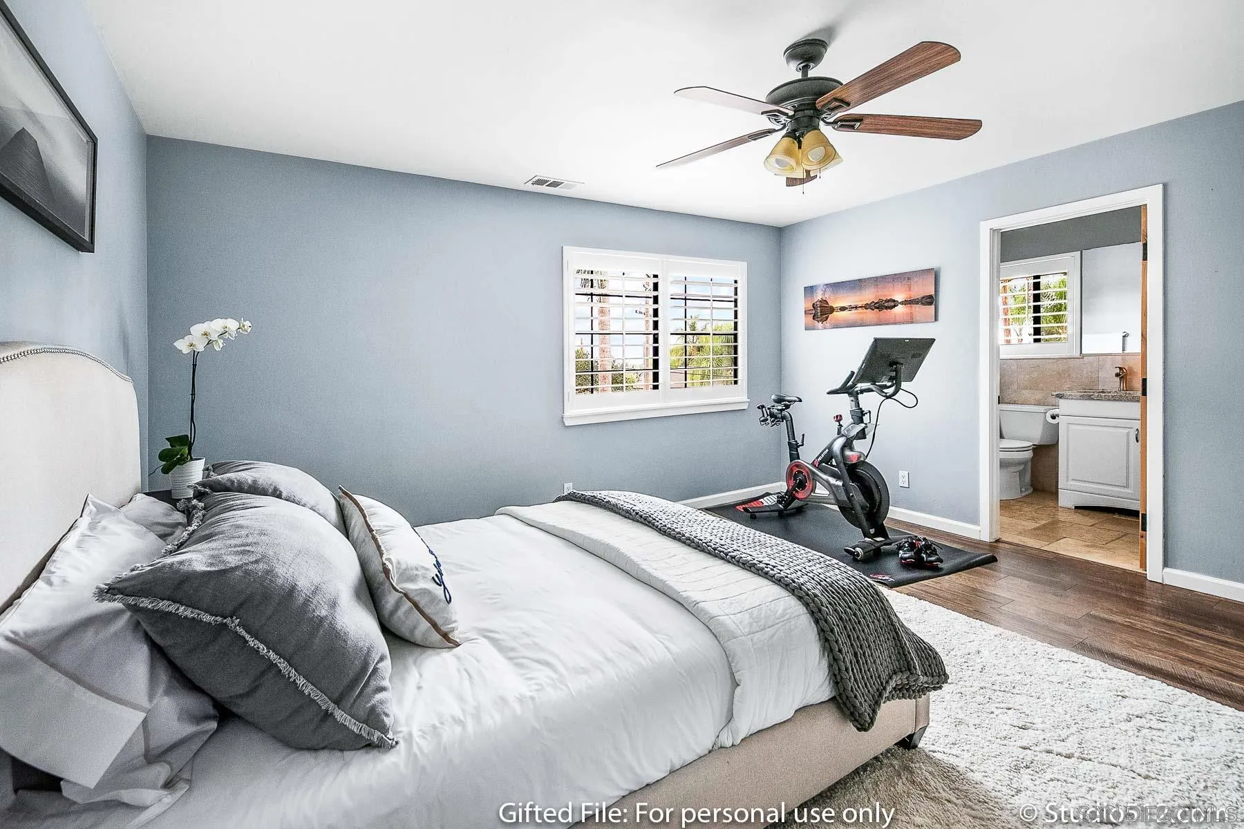 1259 Grandview Road Vista, CA 92084 - Photo 21 of 41 a bed sitting in a bedroom next to a window