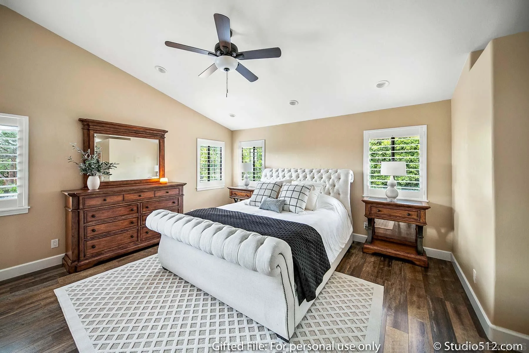 1259 Grandview Road Vista, CA 92084 - Photo 24 of 41 a bedroom with a large bed and a window