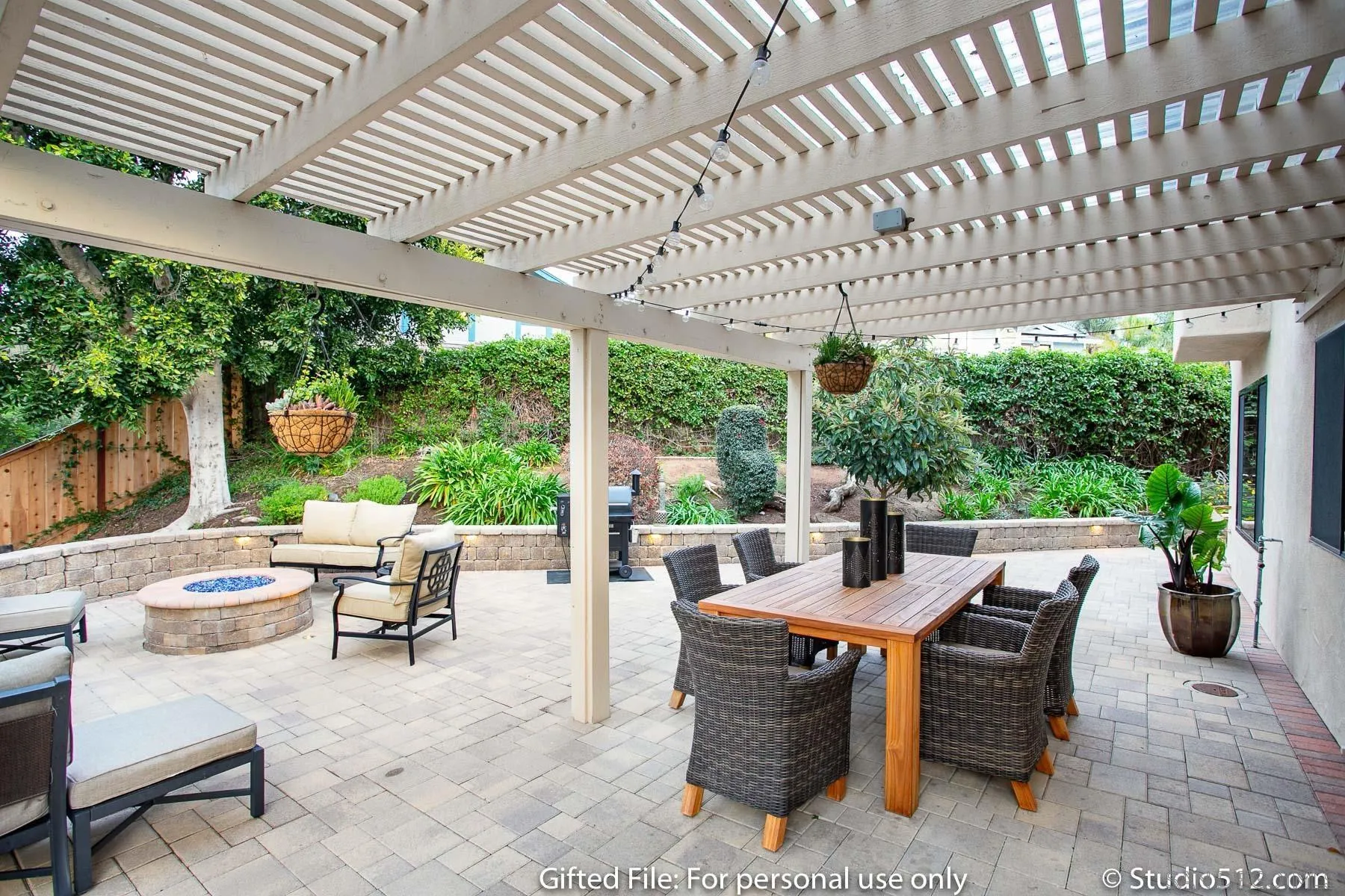 1259 Grandview Road Vista, CA 92084 - Photo 33 of 41 a view of a patio with a dining table and chairs