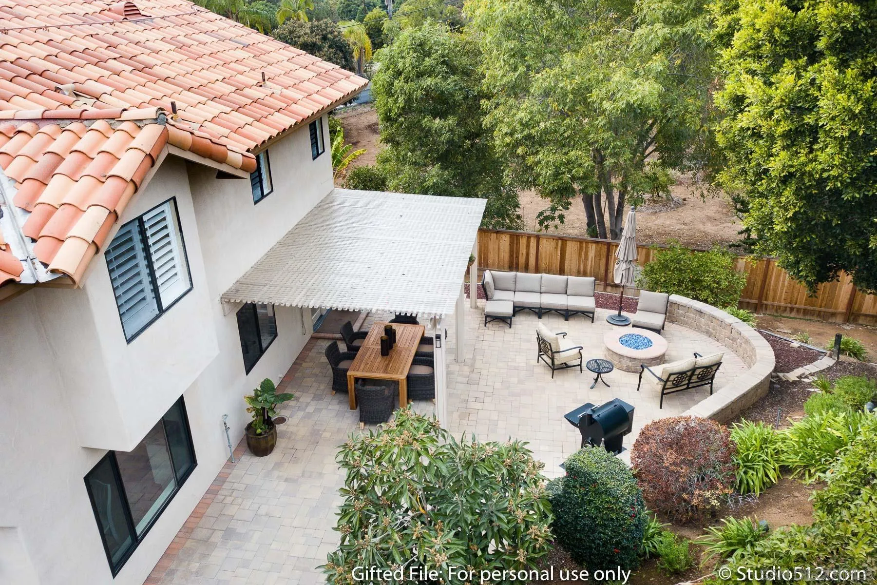 1259 Grandview Road Vista, CA 92084 - Photo 41 of 41 an aerial view of a house with garden space and sitting area