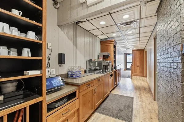 a bathroom with a toilet and a sink