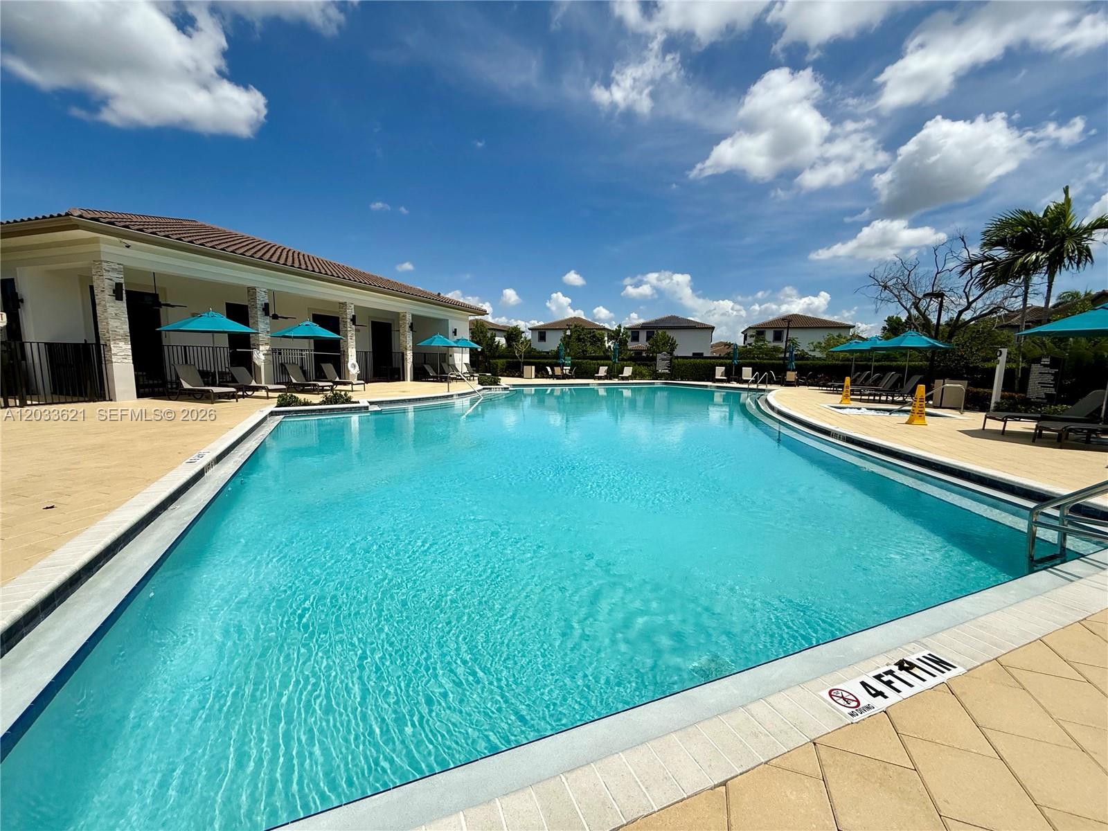 11942 Southwest 243rd Street Homestead, FL 33032 - Photo 47 of 50 a view of a swimming pool with a patio