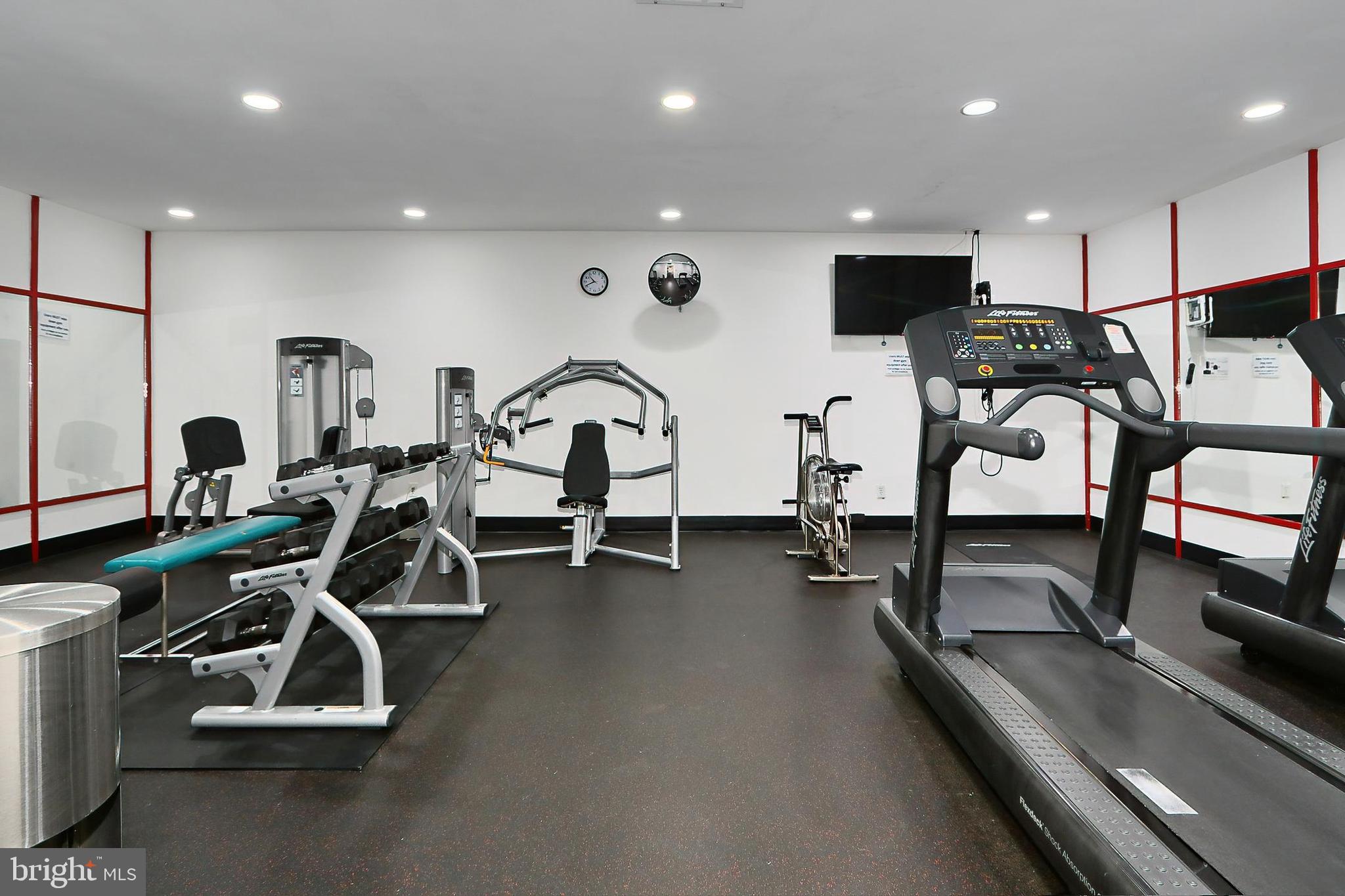 6101 Edsall Road, Unit 1206 Alexandria, VA 22304 - Photo 47 of 52 a view of a room with gym equipment