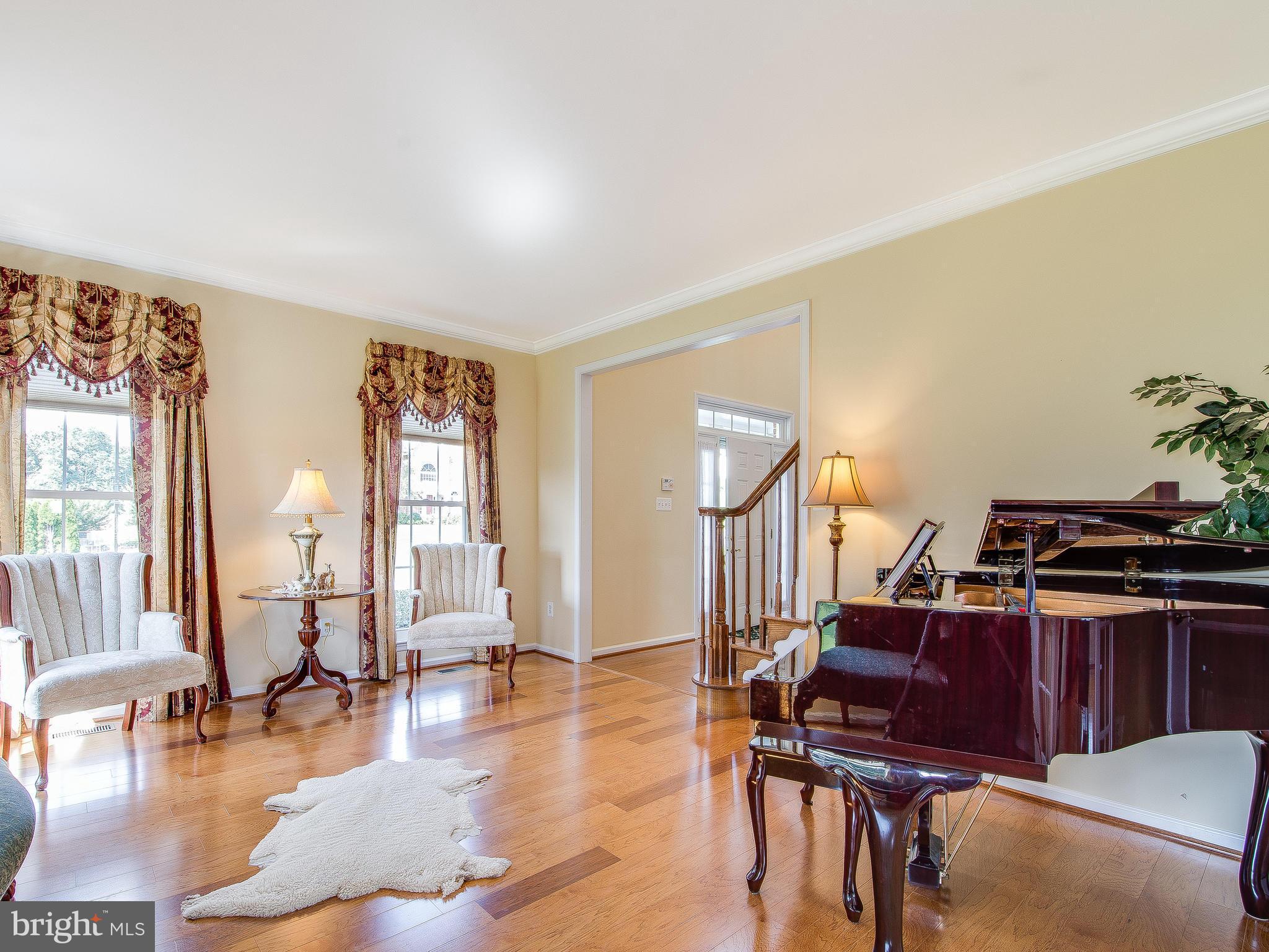 Living Room With Hardwood Floors