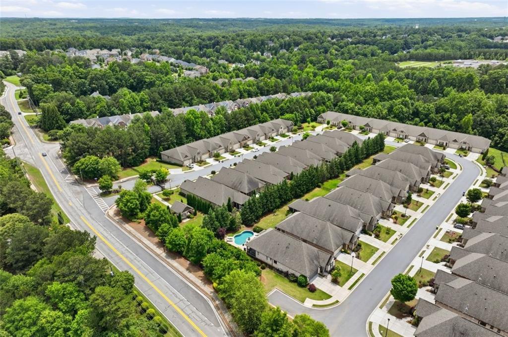 337 Rosshandler Road Suwanee, GA 30024 - Photo 39 of 45 an aerial view of a house with a garden