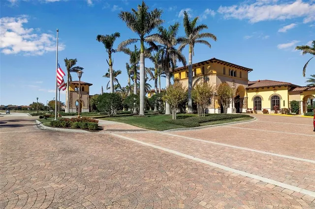 a view of outdoor space with seating