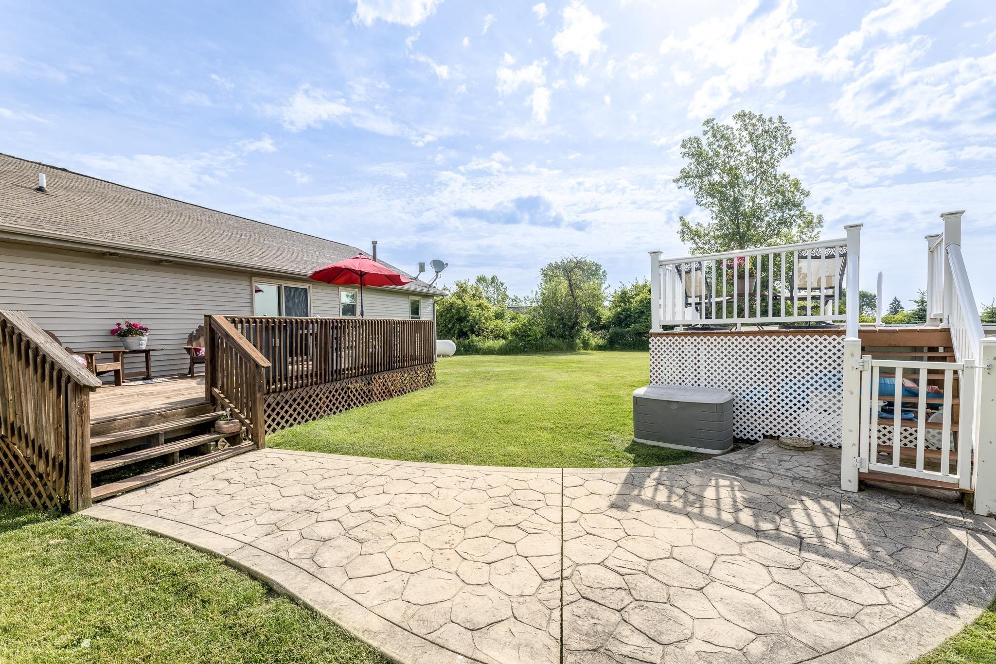 5674 Galbraith Line Road Croswell, MI 48422 - Photo 29 of 34 Walkway to the Pool!
