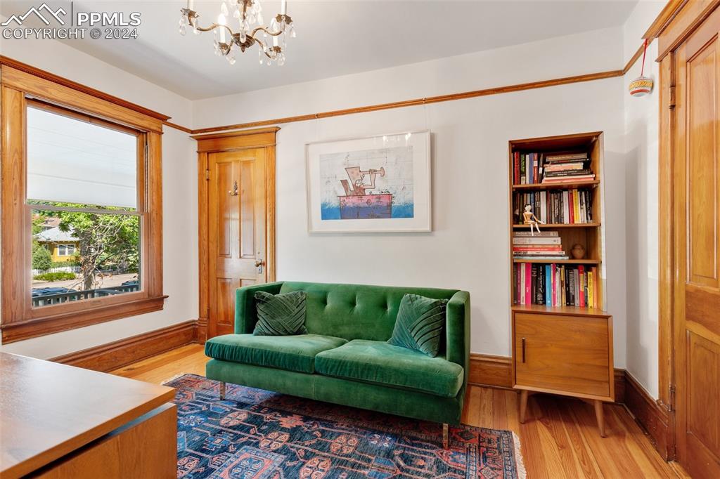 1331 North Tejon Street Colorado Springs, CO 80903 - Photo 27 of 45 a living room with furniture and a window