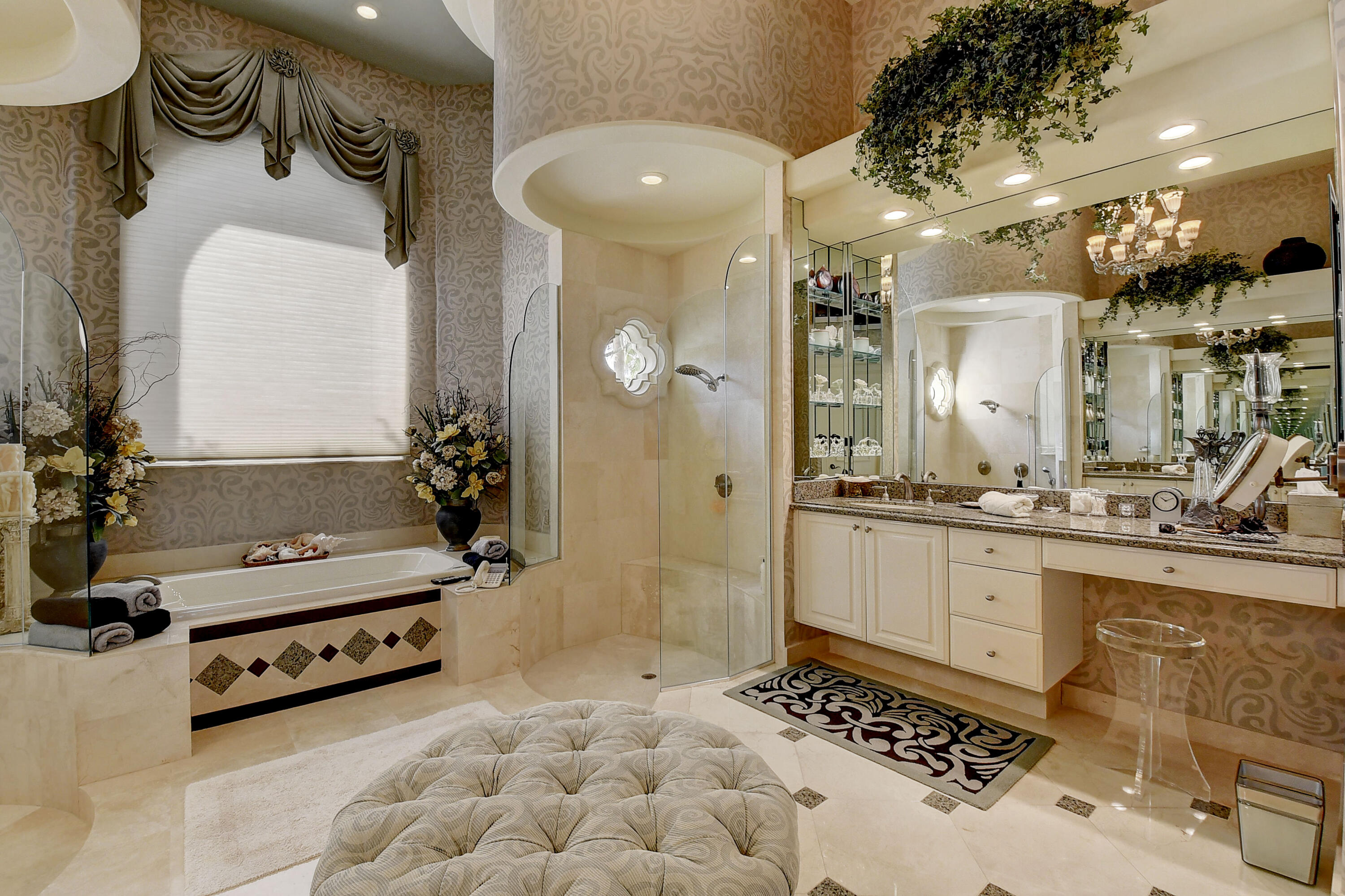 3811 Northwest Coventry Lane Boca Raton, FL 33496 - Photo 20 of 52 a bathroom with a tub sink and mirror