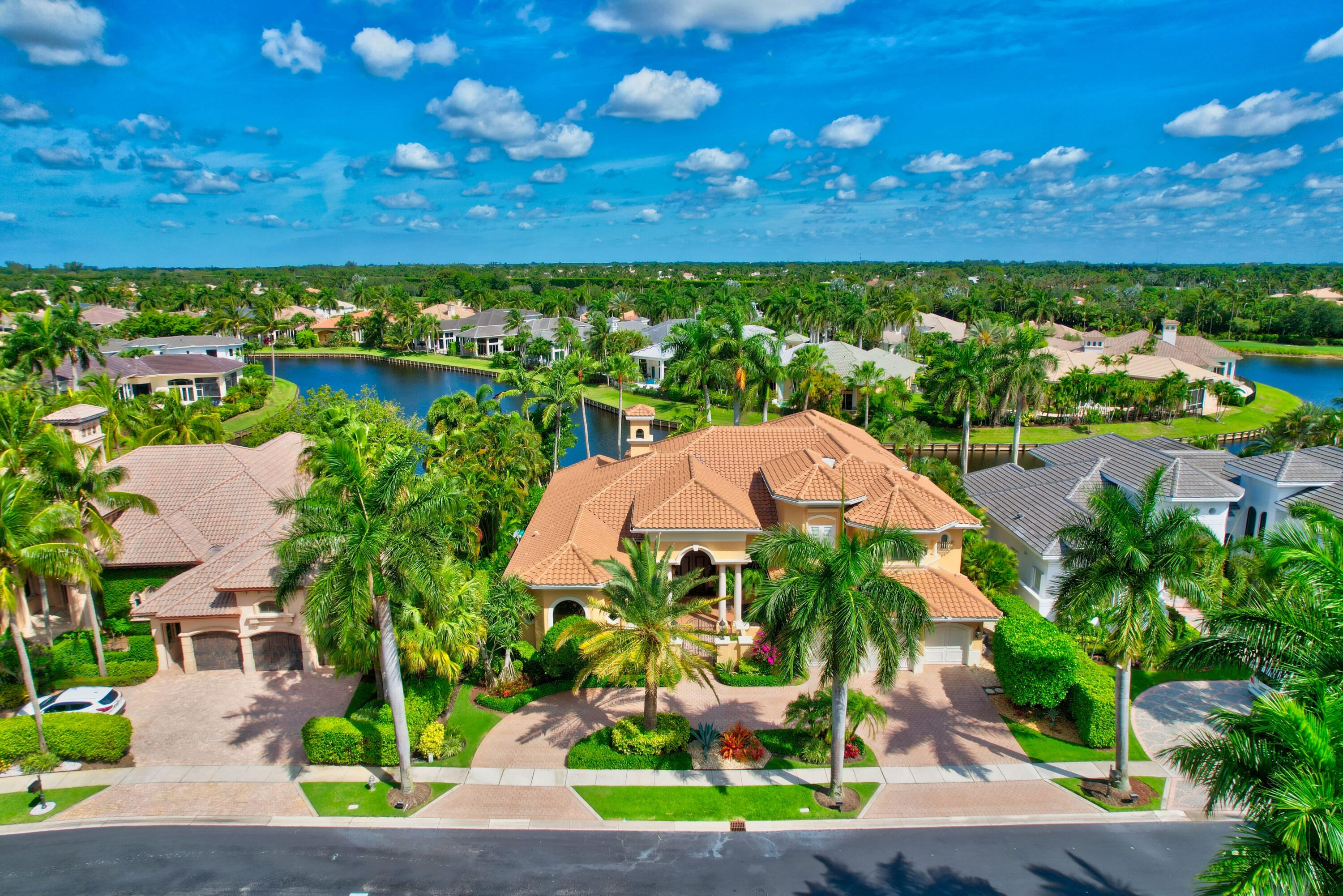 3811 Northwest Coventry Lane Boca Raton, FL 33496 - Photo 49 of 52 an aerial view of residential houses with outdoor space and street view