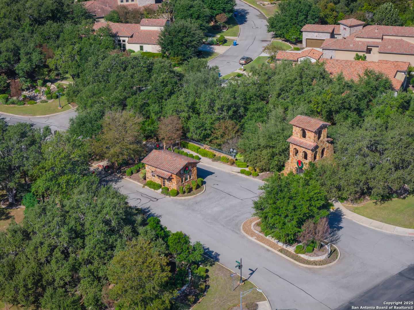 22842 Rio Salado San Antonio, TX 78261 - Photo 36 of 41 an aerial view of a house with a yard and garden