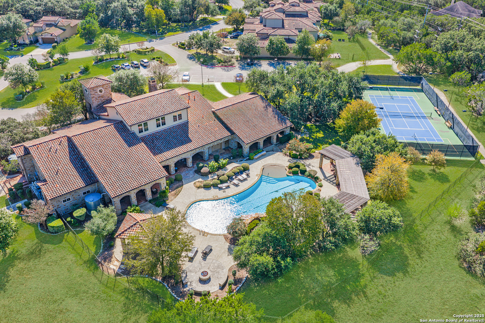22842 Rio Salado San Antonio, TX 78261 - Photo 37 of 41 an aerial view of house with yard swimming pool and outdoor seating