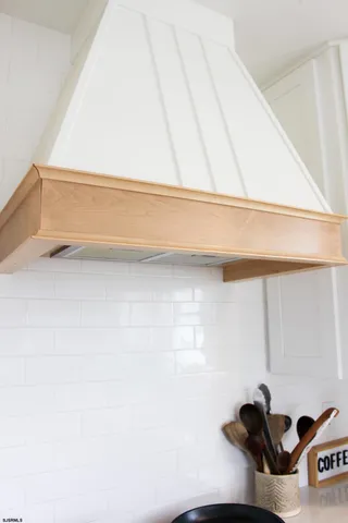 a close view of closet