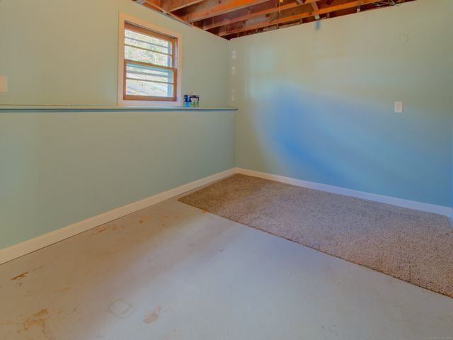 a view of a room with an empty space