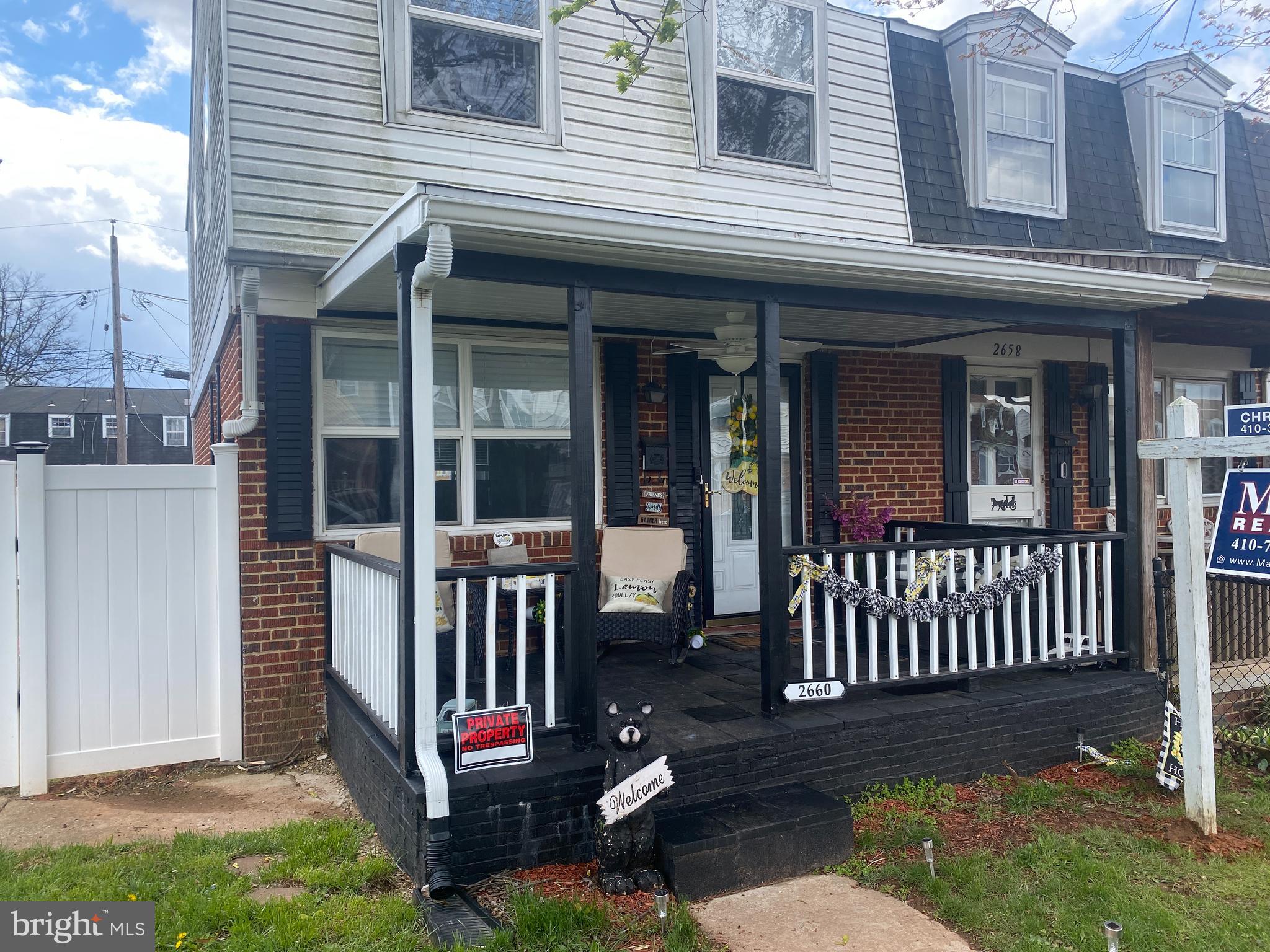 2660 Norland Road Baltimore, MD 21230 - Photo 2 of 27 Covered Porch