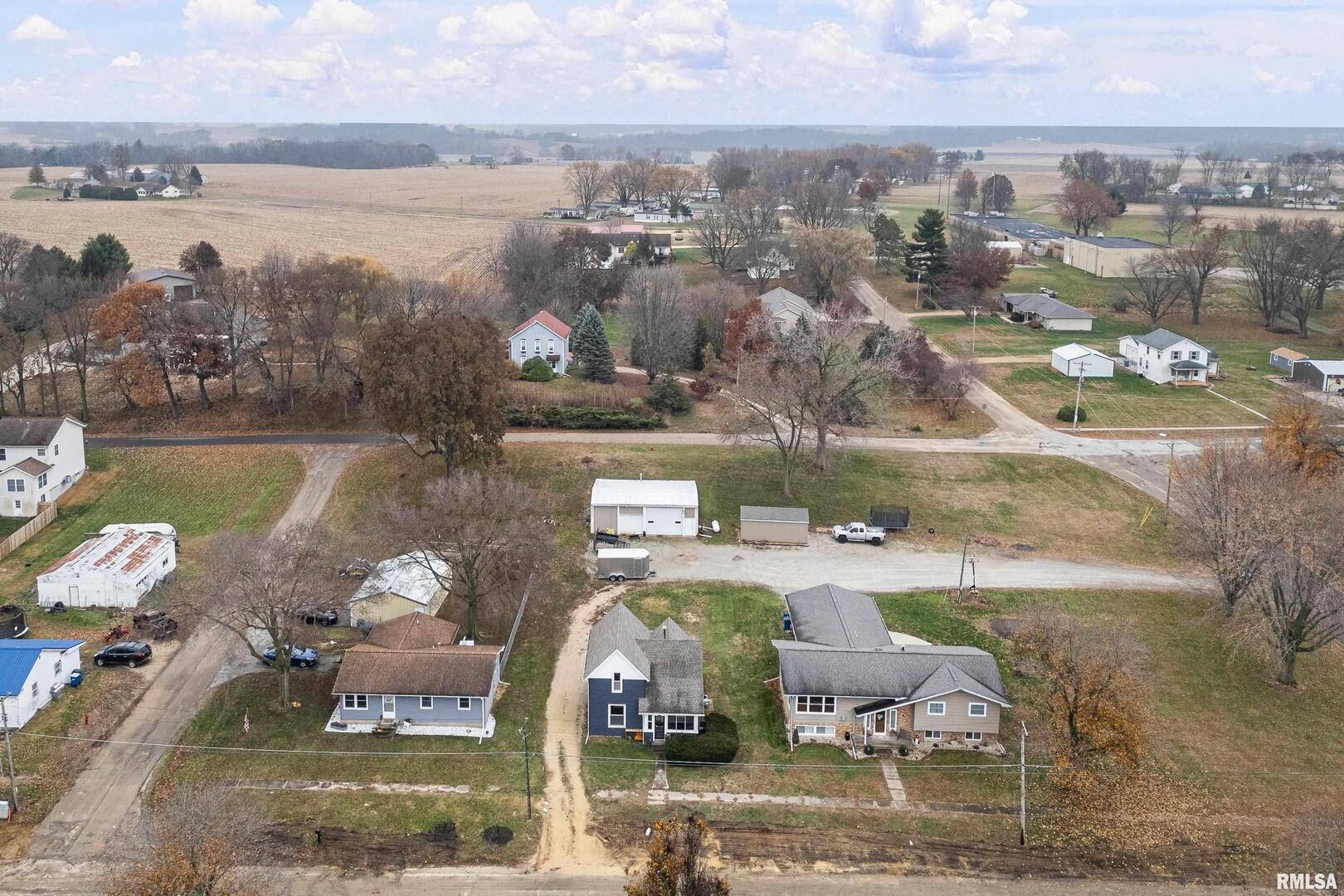 405 North Bluff Street Albany, IL 61230 - Photo 28 of 31 an aerial view of a house with outdoor space