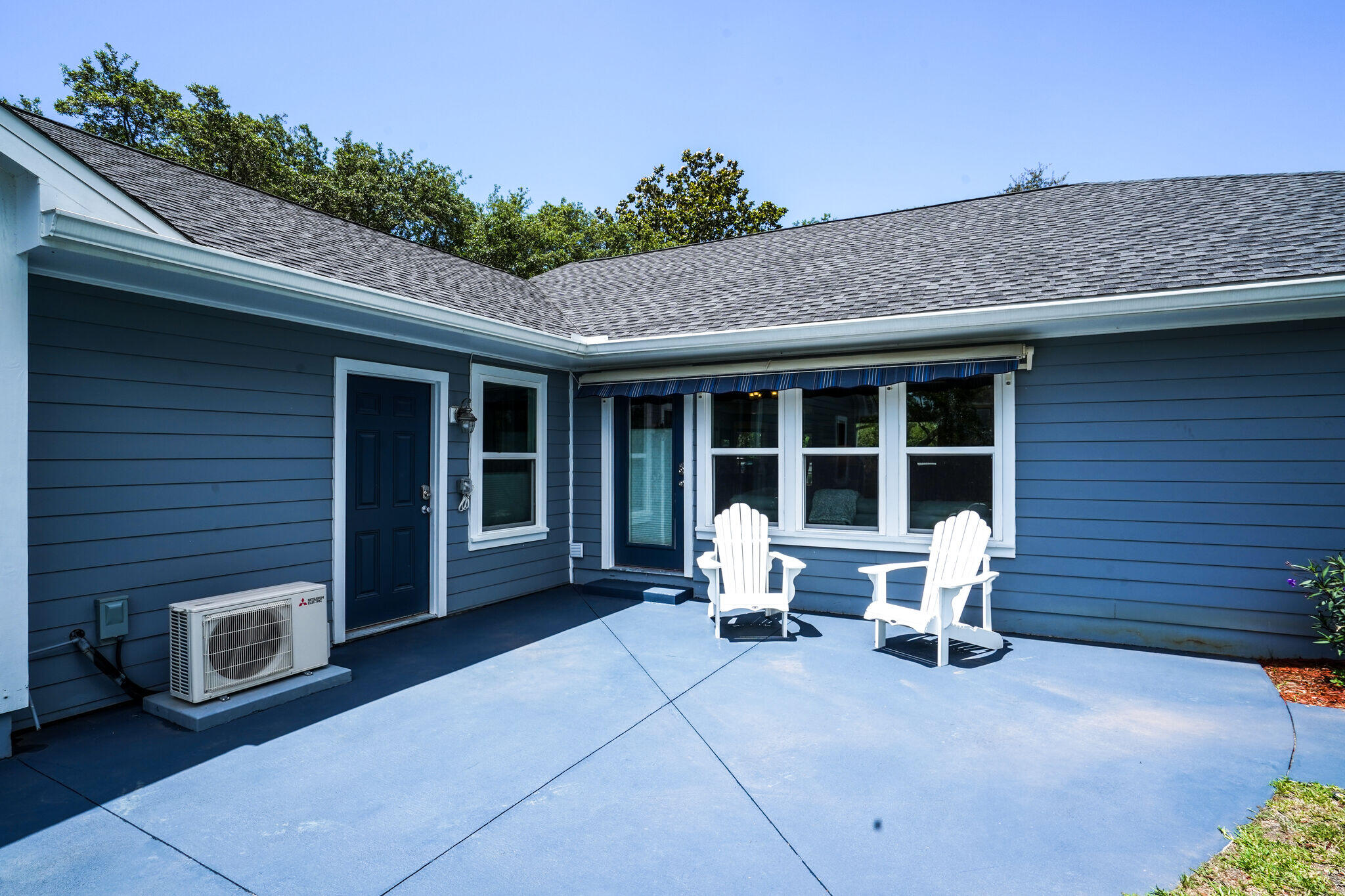 786 Mack Bayou Road Santa Rosa Beach, FL 32459 - Photo 31 of 42 a building outdoor space with a bench and couch