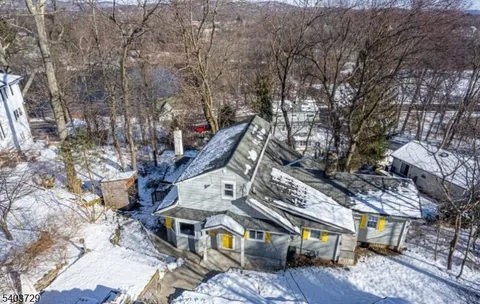 a front view of a house with a patio