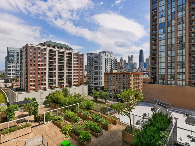 a view of a buildings