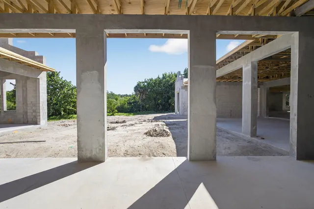 a balcony view with a outdoor space