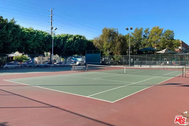 a view of a tennis court