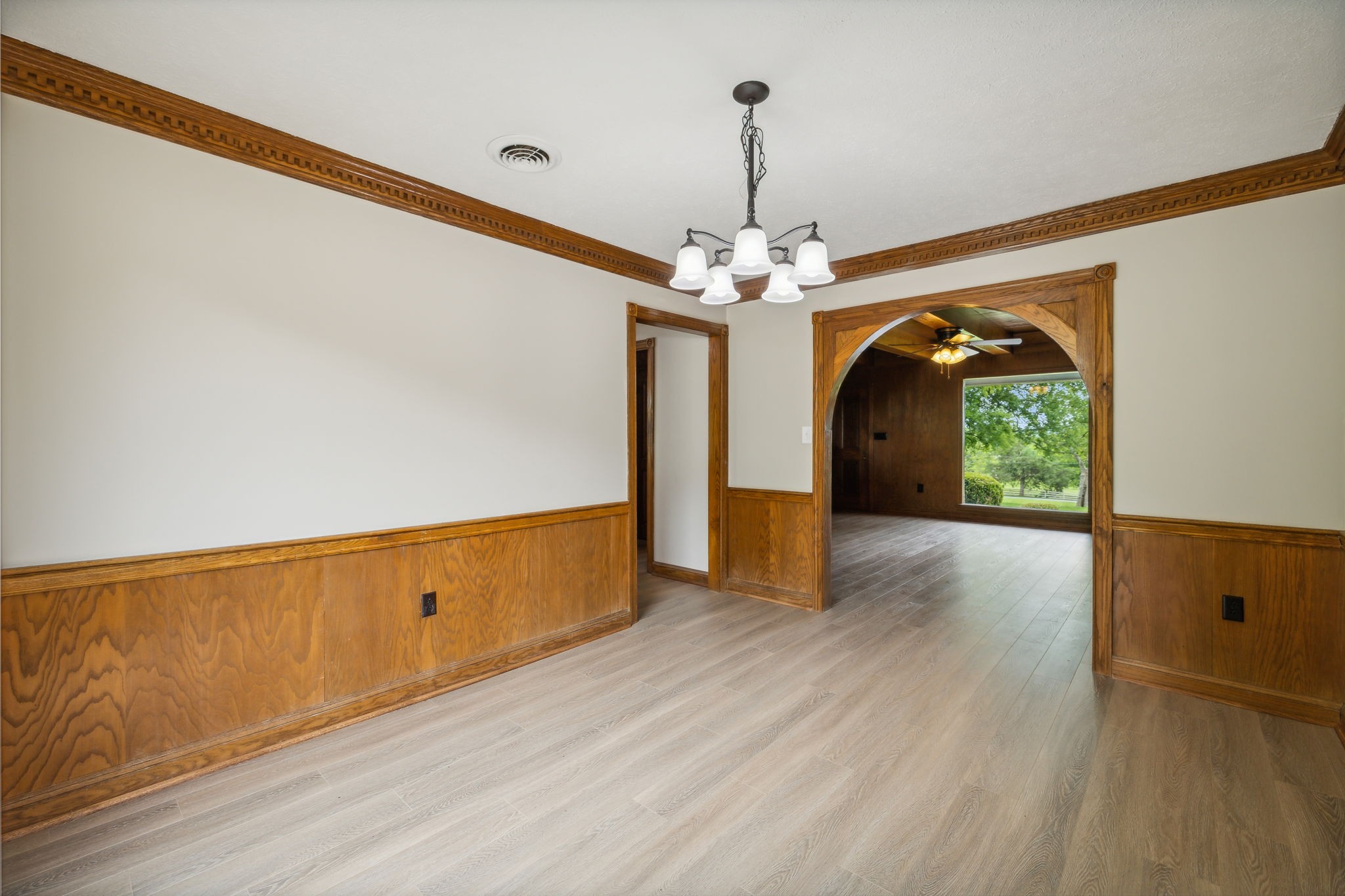 969 Trice Road Lebanon, TN 37087 - Photo 18 of 47 a view of a room with wooden floor chandelier and a window