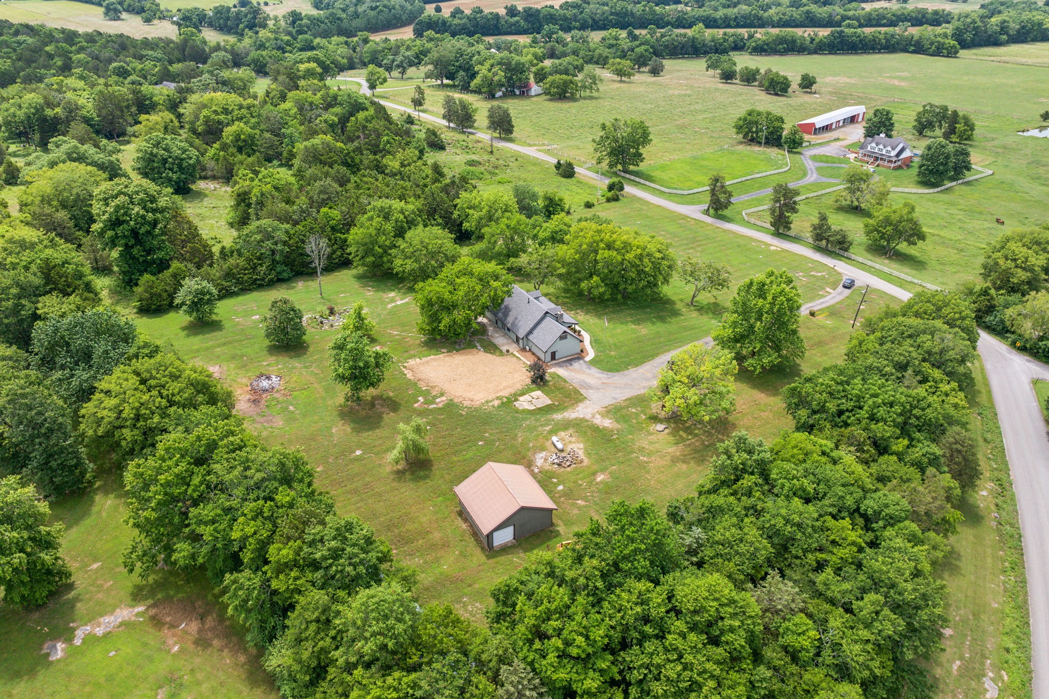 969 Trice Road Lebanon, TN 37087 - Photo 47 of 47 a backyard of a house with a yard and lake view