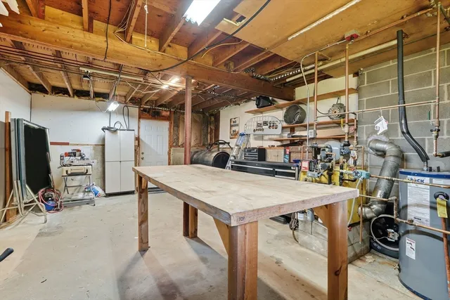 a view of a room with racks