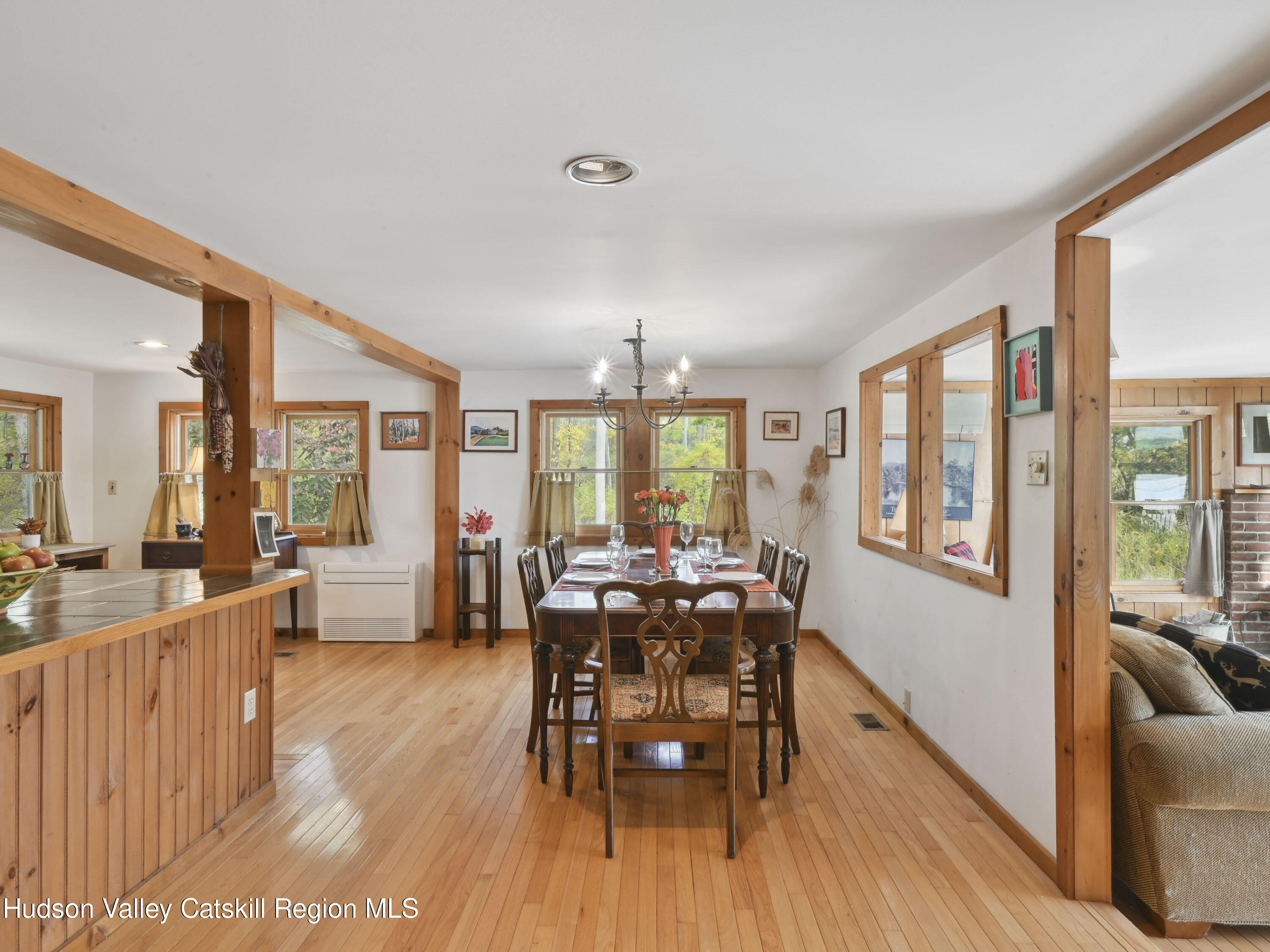 123 Maple Street Catskill, NY 12414 - Photo 17 of 47 a view of a dining room with furniture window and wooden floor
