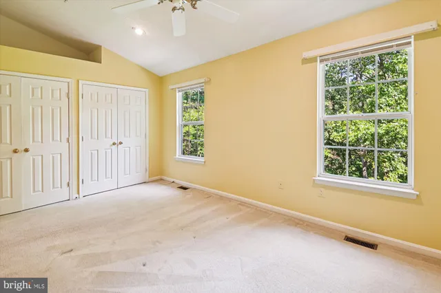 a view of an empty room