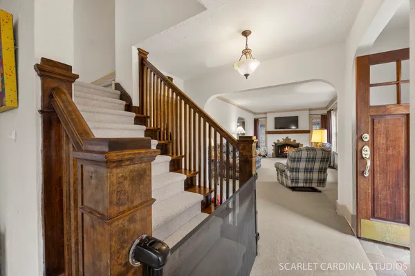 a view of entryway and hall