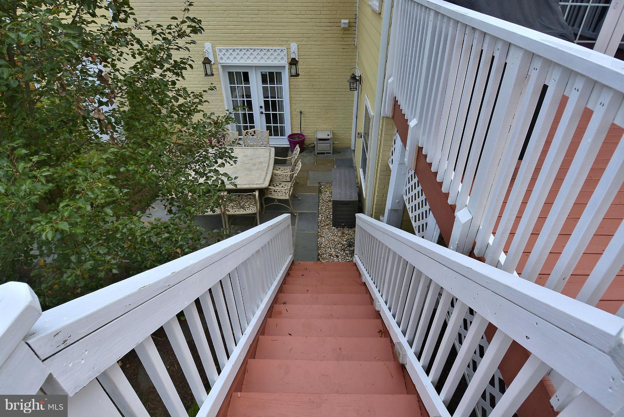 4710 Edgefield Road Bethesda, MD 20814 - Photo 10 of 28 Steps Down from Deck