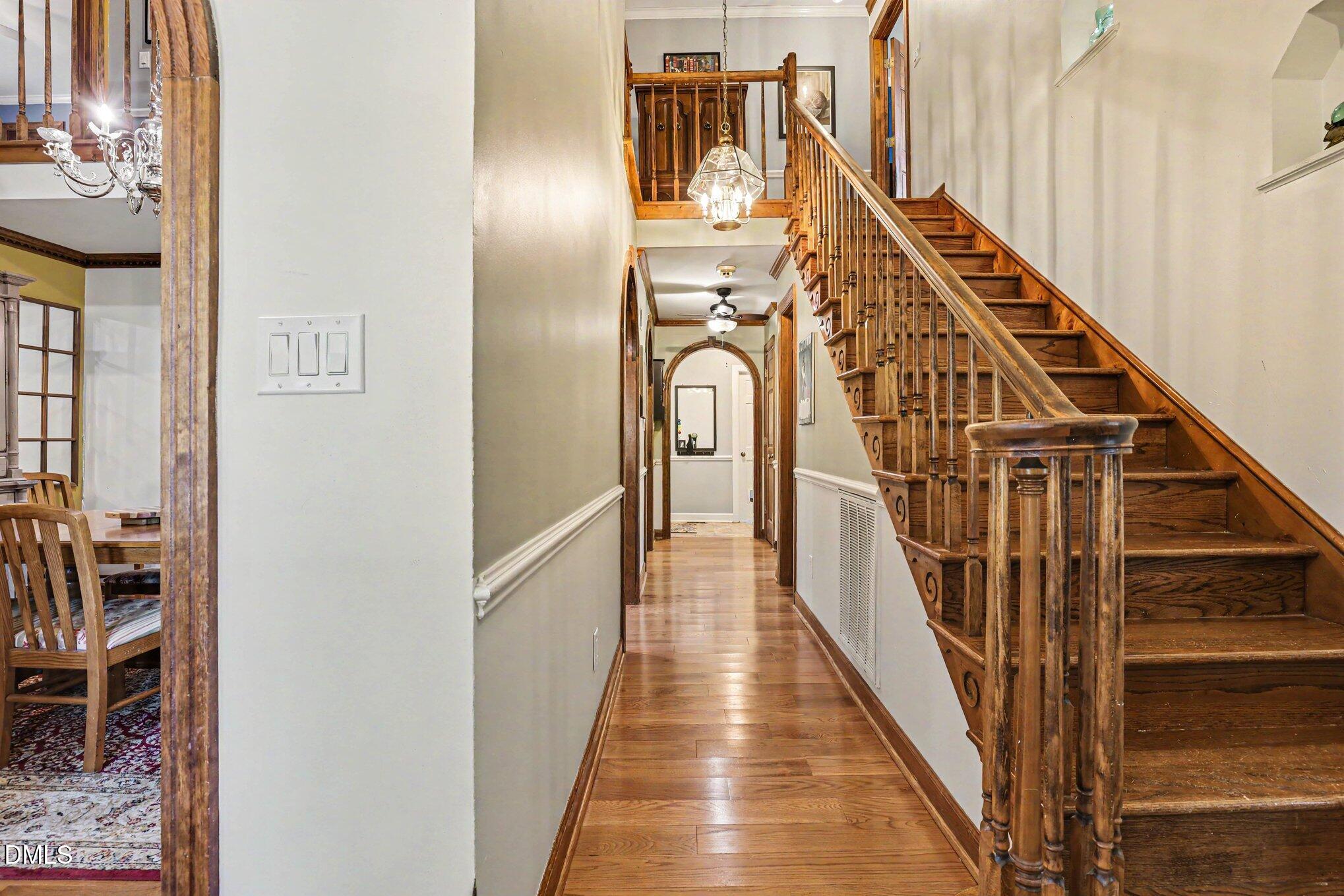 2256 Shotwell Road Clayton, NC 27520 - Photo 9 of 74 Open Wood Staircase