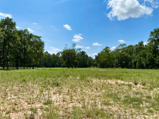 a view of field with an outdoor space