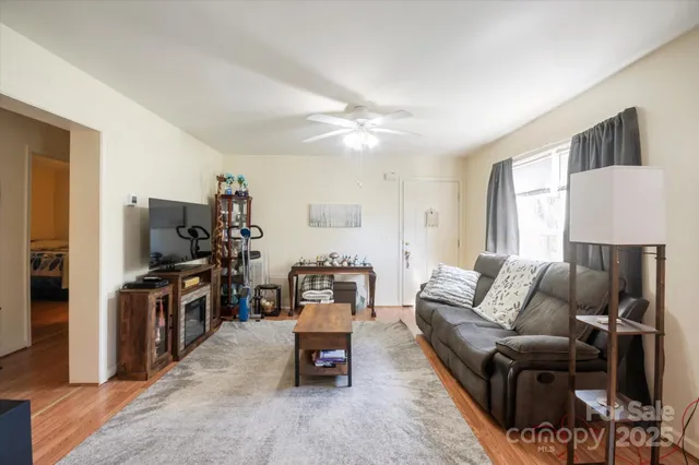 a bedroom with a bed and a closet