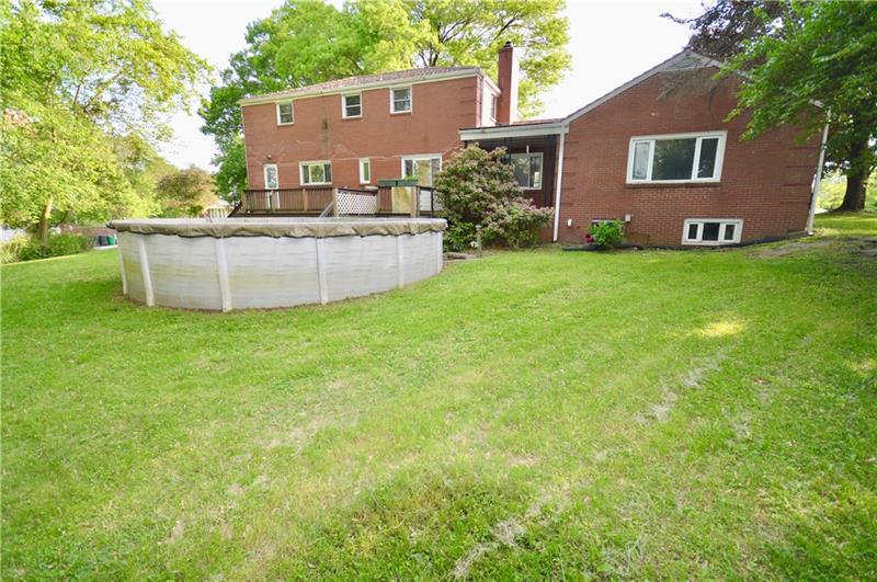 3576 Ridgewood Drive Pittsburgh, PA 15235 - Photo 24 of 25 REAR VIEW OF HOUSE & BACK YARD