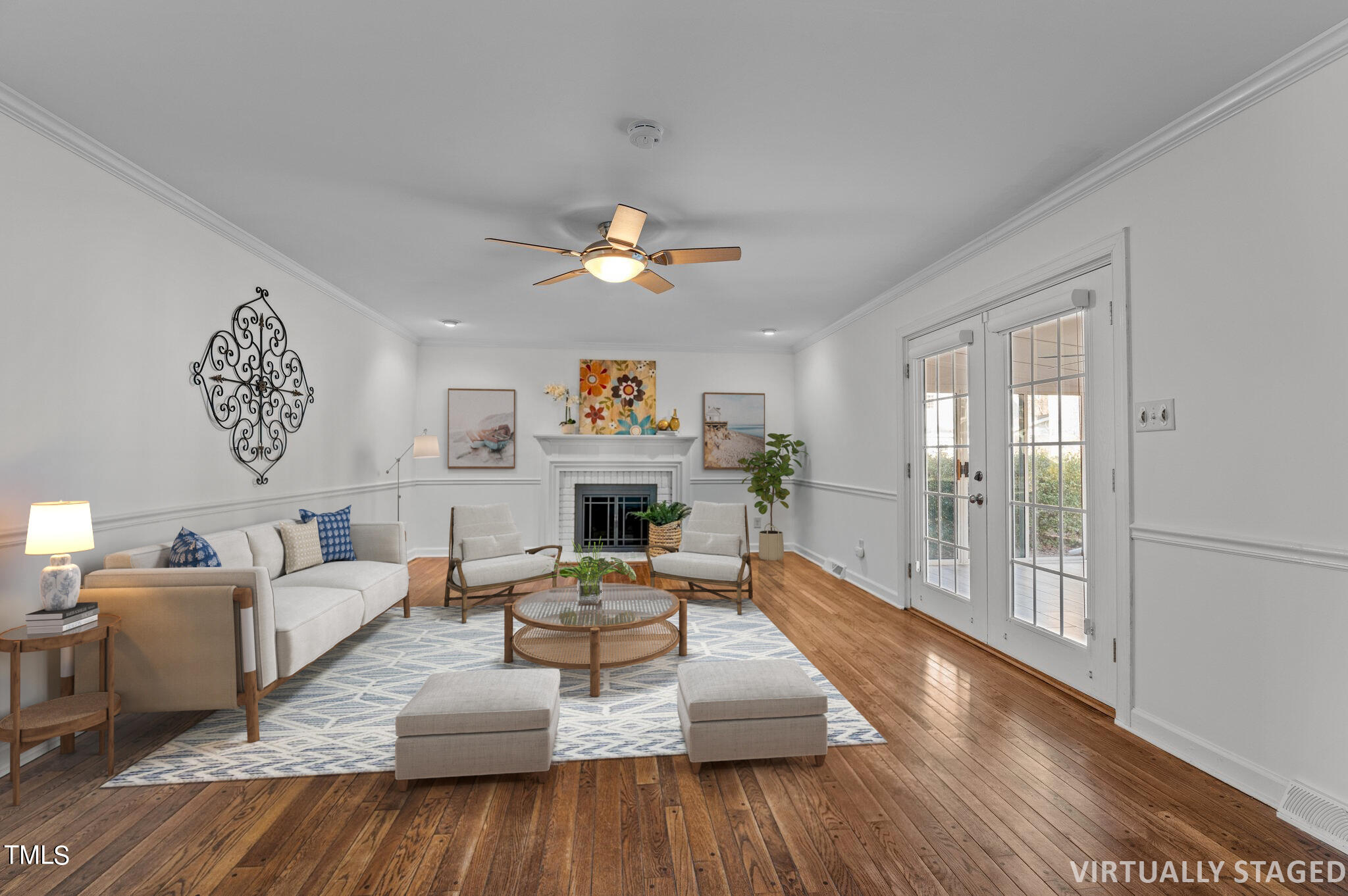 4712 Scollay Court Raleigh, NC 27609 - Photo 8 of 32 Virtually Staged Family Room
