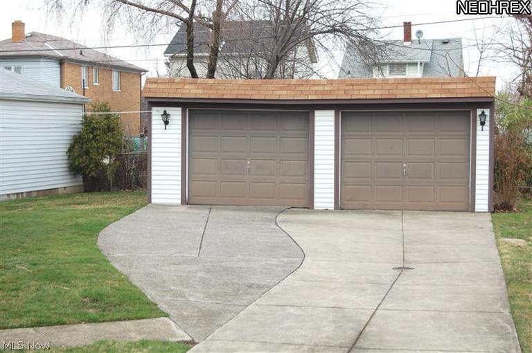 7414 Jameson Road Parma, OH 44129 - Photo 10 of 10 Two Car Garage With Double Apron Providing Easy In / Out Access to Garage.