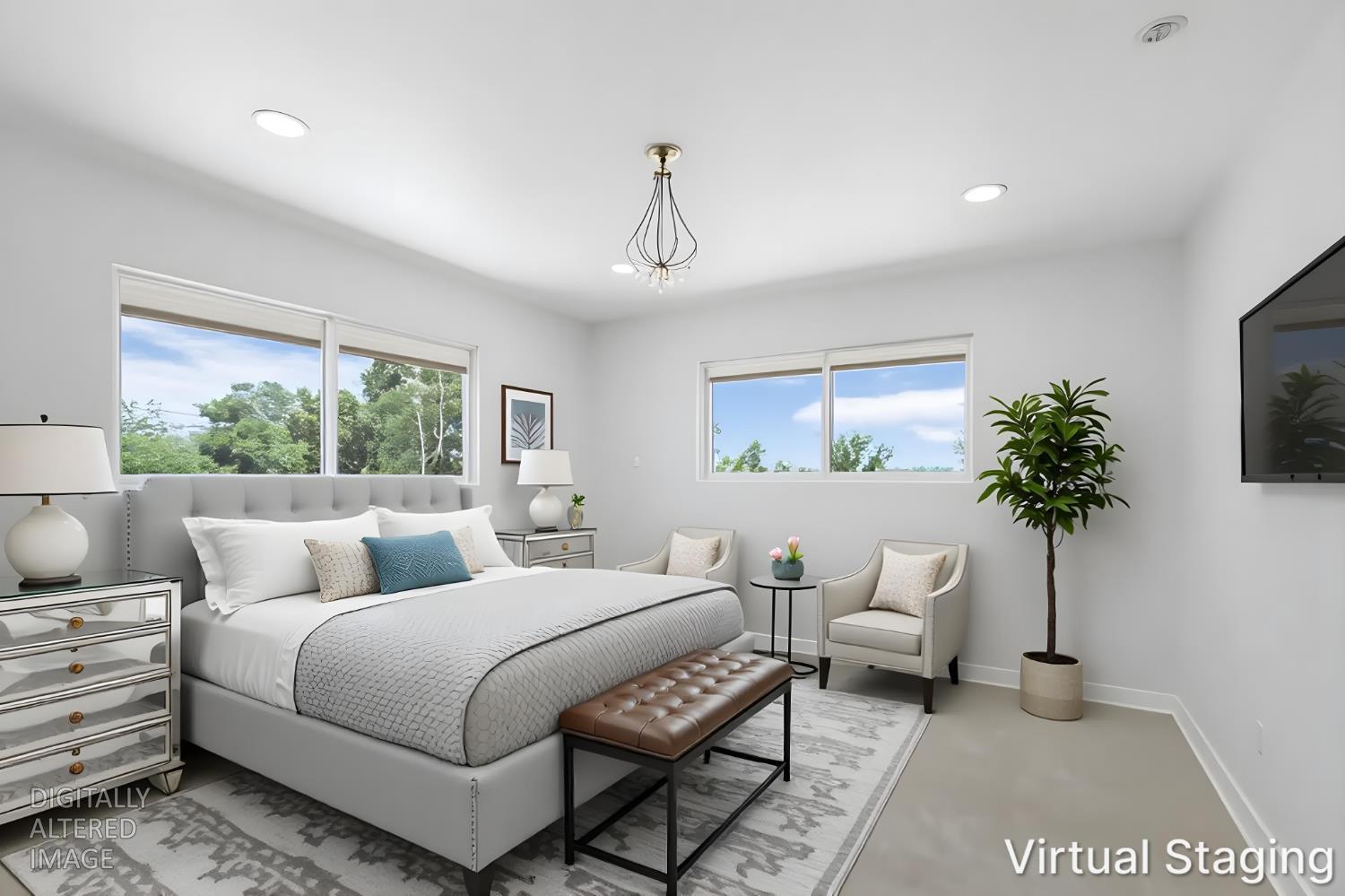 2650 West Twitchell Island Road Rio Vista, CA 94571 - Photo 24 of 60 a bedroom with furniture and a large window