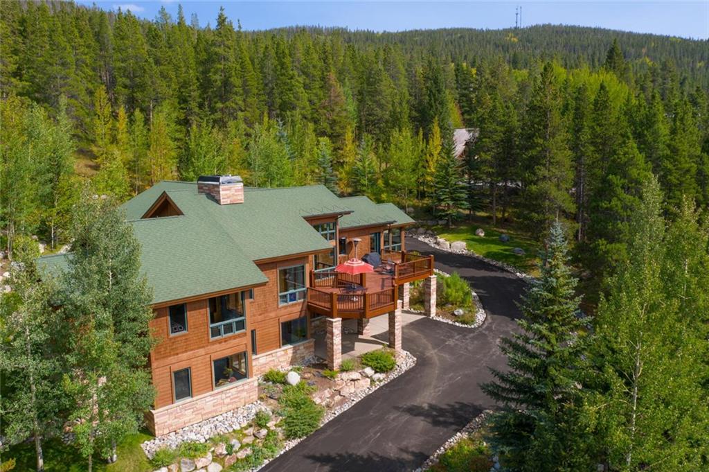 52 Rounds Road Breckenridge, CO 80424 - Photo 31 of 35 an aerial view of a house with a yard basket ball court and outdoor seating